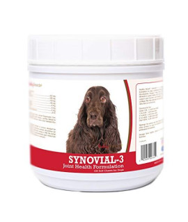 Healthy Breeds Synovial-3 Dog Hip & Joint Support Soft Chews for Field Spaniel - OVER 200 BREEDS - Glucosamine MSM Omega & Vitamins Supplement - Cartilage Care - 120 Ct