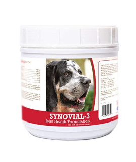 Healthy Breeds Synovial-3 Dog Hip & Joint Support Soft Chews for Bluetick Coonhound - OVER 200 BREEDS - Glucosamine MSM Omega & Vitamins Supplement - Cartilage Care - 120 Ct