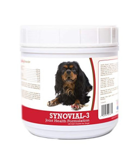 Healthy Breeds Synovial-3 Dog Hip & Joint Support Soft Chews for English Toy Spaniel - OVER 200 BREEDS - Glucosamine MSM Omega & Vitamins Supplement - Cartilage Care - 120 Ct
