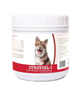 Healthy Breeds Synovial-3 Dog Hip & Joint Support Soft Chews for Finnish Lapphund - OVER 200 BREEDS - Glucosamine MSM Omega & Vitamins Supplement - Cartilage Care - 120 Ct