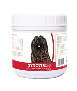 Healthy Breeds Synovial-3 Dog Hip & Joint Support Soft Chews for Pulik - OVER 200 BREEDS - Glucosamine MSM Omega & Vitamins Supplement - Cartilage Care - 120 Ct
