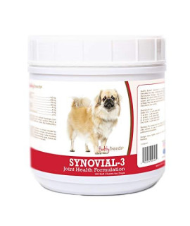 Healthy Breeds Synovial-3 Dog Hip & Joint Support Soft Chews for Tibetan Spaniel - OVER 200 BREEDS - Glucosamine MSM Omega & Vitamins Supplement - Cartilage Care - 120 Ct
