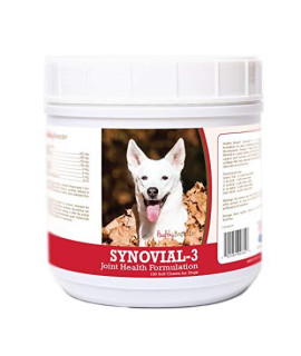 Healthy Breeds Synovial-3 Dog Hip & Joint Support Soft Chews for Canaan Dog - OVER 200 BREEDS - Glucosamine MSM Omega & Vitamins Supplement - Cartilage Care - 120 Ct