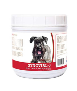 Healthy Breeds Synovial-3 Dog Hip & Joint Support Soft Chews for Cesky Terrier - OVER 200 BREEDS - Glucosamine MSM Omega & Vitamins Supplement - Cartilage Care - 120 Ct