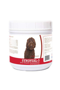 Healthy Breeds Synovial-3 Dog Hip & Joint Support Soft Chews for Labradoodle, Dark Brown - OVER 200 BREEDS - Glucosamine MSM Omega & Vitamins Supplement - Cartilage Care - 120 Ct