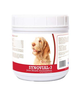 Healthy Breeds Synovial-3 Dog Hip & Joint Support Soft Chews for Spinoni Italiani - OVER 200 BREEDS - Glucosamine MSM Omega & Vitamins Supplement - Cartilage Care - 120 Ct
