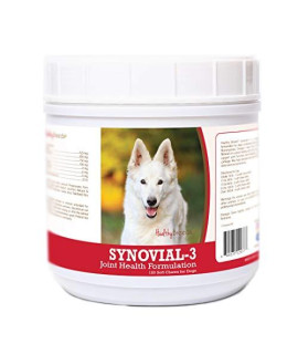 Healthy Breeds Synovial-3 Dog Hip & Joint Support Soft Chews for German Shepherd, White - OVER 200 BREEDS - Glucosamine MSM Omega & Vitamins Supplement - Cartilage Care - 120 Ct