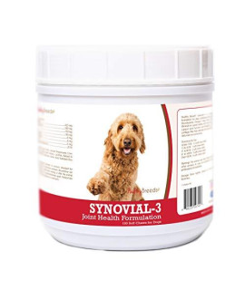 Healthy Breeds Synovial-3 Dog Hip & Joint Support Soft Chews for Goldendoodle, Brown - OVER 200 BREEDS - Glucosamine MSM Omega & Vitamins Supplement - Cartilage Care - 120 Ct