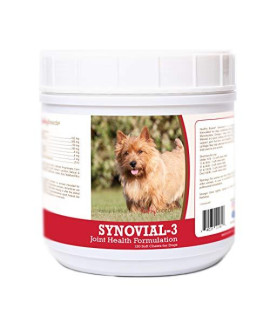 Healthy Breeds Synovial-3 Dog Hip & Joint Support Soft Chews for Norwich Terrier - OVER 200 BREEDS - Glucosamine MSM Omega & Vitamins Supplement - Cartilage Care - 120 Ct