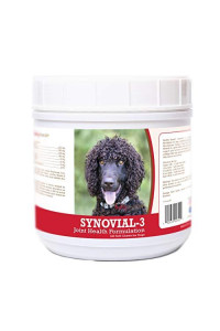 Healthy Breeds Synovial-3 Dog Hip & Joint Support Soft Chews for Irish Water Spaniel - OVER 200 BREEDS - Glucosamine MSM Omega & Vitamins Supplement - Cartilage Care - 120 Ct