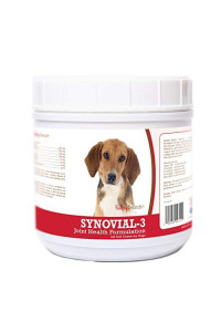 Healthy Breeds Synovial-3 Dog Hip & Joint Support Soft Chews for Harrier - OVER 200 BREEDS - Glucosamine MSM Omega & Vitamins Supplement - Cartilage Care - 120 Ct