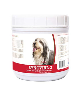 Healthy Breeds Synovial-3 Dog Hip & Joint Support Soft Chews for Bearded Collie - OVER 200 BREEDS - Glucosamine MSM Omega & Vitamins Supplement - Cartilage Care - 120 Ct