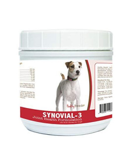 Healthy Breeds Synovial-3 Dog Hip & Joint Support Soft Chews for Parson Russell Terrier - OVER 200 BREEDS - Glucosamine MSM Omega & Vitamins Supplement - Cartilage Care - 120 Ct