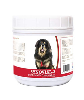 Healthy Breeds Synovial-3 Dog Hip & Joint Support Soft Chews for Tibetan Mastiff - OVER 200 BREEDS - Glucosamine MSM Omega & Vitamins Supplement - Cartilage Care - 120 Ct