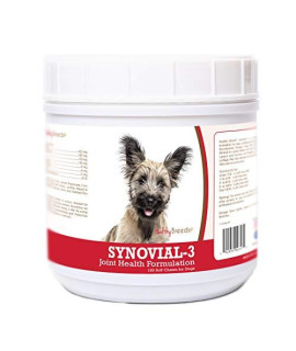 Healthy Breeds Synovial-3 Dog Hip & Joint Support Soft Chews for Skye Terrier - OVER 200 BREEDS - Glucosamine MSM Omega & Vitamins Supplement - Cartilage Care - 120 Ct