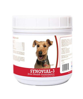 Healthy Breeds Synovial-3 Dog Hip & Joint Support Soft Chews for Welsh Terrier - OVER 200 BREEDS - Glucosamine MSM Omega & Vitamins Supplement - Cartilage Care - 120 Ct