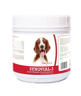 Healthy Breeds Synovial-3 Dog Hip & Joint Support Soft Chews for Welsh Springer Spaniel - OVER 200 BREEDS - Glucosamine MSM Omega & Vitamins Supplement - Cartilage Care - 120 Ct