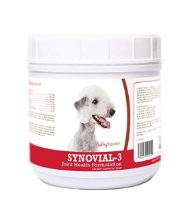 Healthy Breeds Synovial-3 Dog Hip & Joint Support Soft Chews for Bedlington Terrier - OVER 200 BREEDS - Glucosamine MSM Omega & Vitamins Supplement - Cartilage Care - 120 Ct