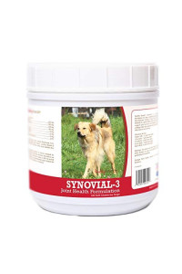 Healthy Breeds Synovial-3 Dog Hip & Joint Support Soft Chews for Chinook - OVER 200 BREEDS - Glucosamine MSM Omega & Vitamins Supplement - Cartilage Care - 120 Ct