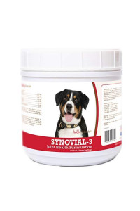 Healthy Breeds Synovial-3 Dog Hip & Joint Support Soft Chews for Entlebucher Mountain Dog - OVER 200 BREEDS - Glucosamine MSM Omega & Vitamins Supplement - Cartilage Care - 120 Ct