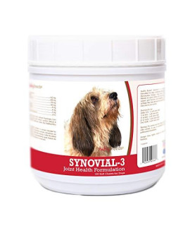 Healthy Breeds Synovial-3 Dog Hip & Joint Support Soft Chews for Petits Bassets Griffons Vendeen - OVER 200 BREEDS - Glucosamine MSM Omega & Vitamins Supplement - Cartilage Care - 120 Ct
