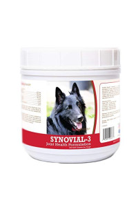Healthy Breeds Synovial-3 Dog Hip & Joint Support Soft Chews for Belgian Sheepdog - OVER 200 BREEDS - Glucosamine MSM Omega & Vitamins Supplement - Cartilage Care - 120 Ct