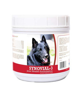 Healthy Breeds Synovial-3 Dog Hip & Joint Support Soft Chews for Belgian Sheepdog - OVER 200 BREEDS - Glucosamine MSM Omega & Vitamins Supplement - Cartilage Care - 120 Ct