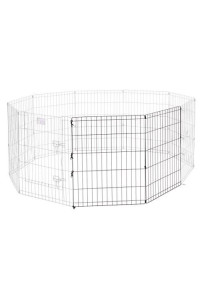 Universal Pet Playpen 2-Panel Extension Kit | Fits Metal 30-Inch Dog Pens | Kit Measures, 24x30 Inch (Pack of 2)