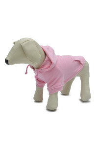 Lovelonglong Pet Clothing Clothes Dog Coat Hoodies Winter Autumn Sweatshirt For Small Middle Large Size Dogs 11 Colors 100% Cotton 2018 New (M, Pink)