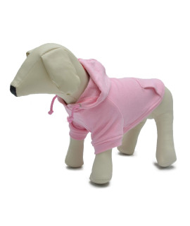 Lovelonglong Pet Clothing Clothes Dog Coat Hoodies Winter Autumn Sweatshirt For Small Middle Large Size Dogs 11 Colors 100% Cotton 2018 New (M, Pink)
