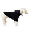 Lovelonglong Pet Clothing Clothes Dog Coat Hoodies Winter Autumn Sweatshirt For Small Middle Large Size Dogs 11 Colors 100% Cotton 2018 New (Xs, Black)