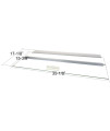 Glass Canopy for Aquariums with and Without Center Braces, 10 Gallon to 200 Gallon Aquariums (Tank with Center Brace, 72" L x 18W)