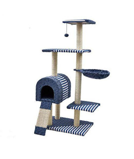 Wg Your Home Cat Scratching Post Pet Activity Centre Extra Large Tree With Scratcher Rope Bed & Lounger