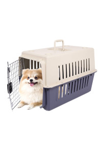 Dporticus Portable Pet Airline Box,Outdoor Portable Cage Carrier Suitable for Dogs Cats Rabbits Hamsters etc,Three Size