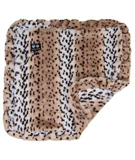 BESSIE AND BARNIE Aspen Snow Leopard Luxury Ultra Plush Faux Fur Pet, Dog, Cat, Puppy Super Soft Reversible Blanket (Multiple Sizes)