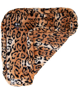 BESSIE AND BARNIE Chepard Luxury Ultra Plush Faux Fur Pet, Dog, Cat, Puppy Super Soft Reversible Blanket (Multiple Sizes)