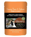 Dave's Pet Food Naturally Healthy Wet Cat Food Pouches, Saucey Tuna & Salmon Dinner In Gravy, 2.8oz Pouches, 24 Count, Made in the USA