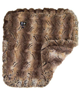 Bessie and Barnie Simba Luxury Ultra Plush Faux Fur Pet, Dog, Cat, Puppy Super Soft Reversible Blanket (Multiple Sizes)