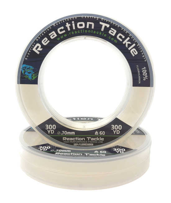 Reaction Tackle 100% Pure Fluorocarbonclear 15LB 50 Yd