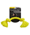 Playology Dri Tech Rope Dog Chew Toy - for Medium Dogs (15-35lbs) Chicken Scented Dog Toys for Heavy Chewers - Engaging, All-Natural, Interactive and Non-Toxic