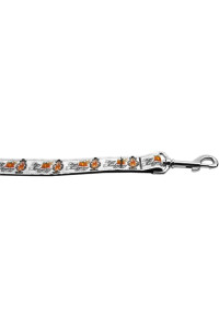 Mirage Pet Products Happy Thanksgiving Nylon Dog Leash 38 inch Wide 4ft Long