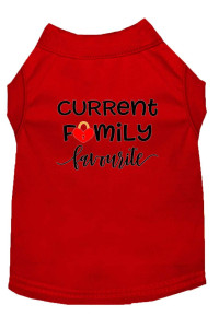 Mirage Pet Products Family Favorite Screen Print Dog Shirt Red XS