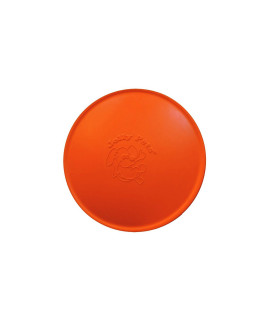 Jolly Pets 3 Pack of Jolly Flyer Rubber Floating Disc, Orange, 9.5-Inch