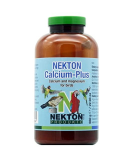 Nekton Calcium-Plus Calcium and Magnesium with B Vitamins for Birds 650gm / 1.43Lb, White