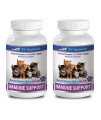 PET SUPPLEMENTS Elderly cat Treats - CAT Immune Support - Booster - Premium Complex - Treats - cat Immune Supplement - 2 Bottle (180 Chews)