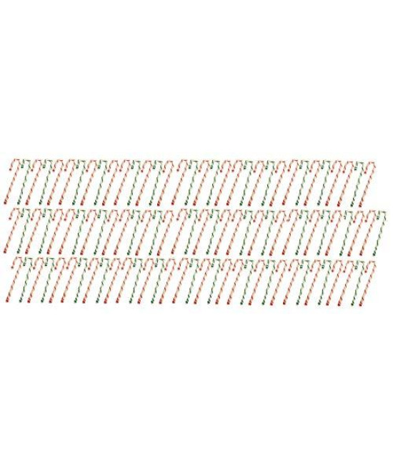 MPP 8" Holiday Rawhide Candy Cane Beef Chews Dog Treats Gifts Red Green Bulk Packs (100 Candy Canes)