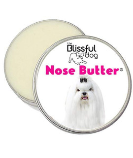 The Blissful Dog Maltese Unscented Nose Butter - Dog Nose Butter, 16 Ounce