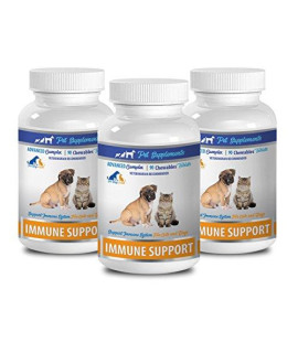 Dog Liver Support - PET Immune Support - Dogs and Cats - VETS Choice - Chews - maitake Mushroom for Dogs - 3 Bottles (270 Treats)