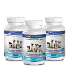 PET SUPPLEMENTS Dog Urinary Health Food - Dog Urinary Tract Support - Powerful Complex - Chews - Dog Cranberry Urinary - 3 Bottle (270 Treats)