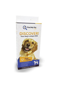 Find My Pet DNA 2.0 Dog DNA Test - Dog Breed Test kit, DNA Test for Dogs, k9 DNA Test, Your Dogs DNA Matters - 1 DNA Kit for Dogs (2 Pack)